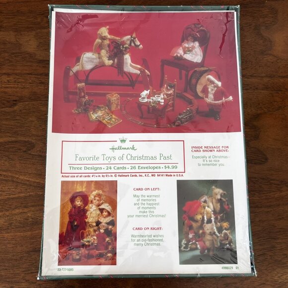 New Vintage 80s Hallmark Greeting Cards Favorite Toys of Christmas Past 24 Cards - Picture 1 of 12